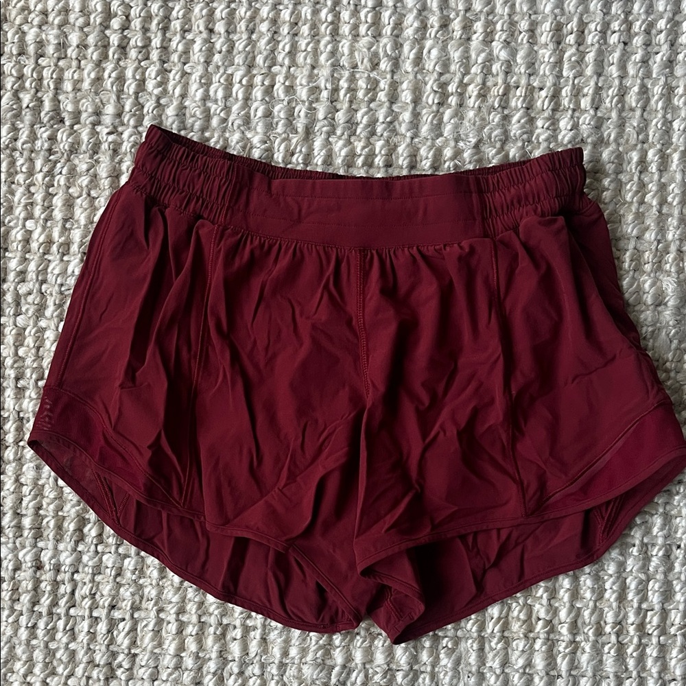 Women's Burgundy Hotty Hot Shorts